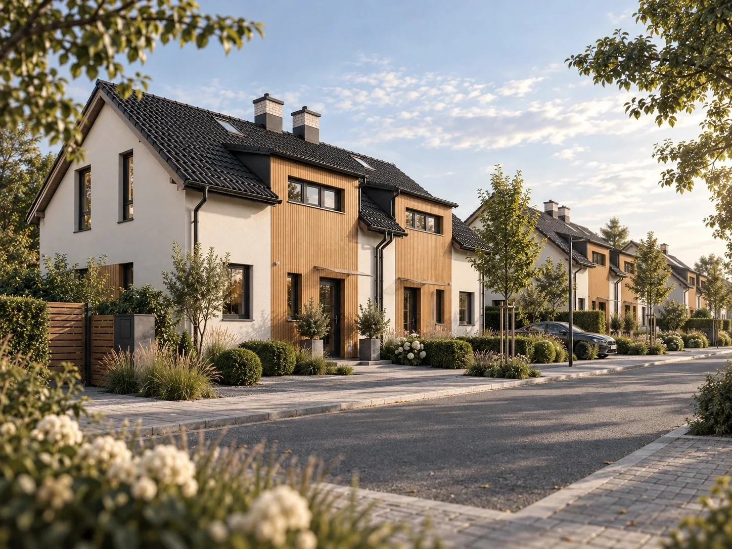 Flathouse Liteň – architektonická vizualizace